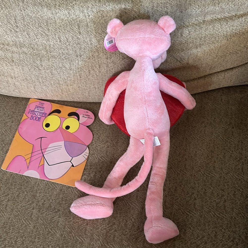 The Pink Panther Book & Bendable plush‎ Vintage HTF paperback children’s… - Picture 9 of 9